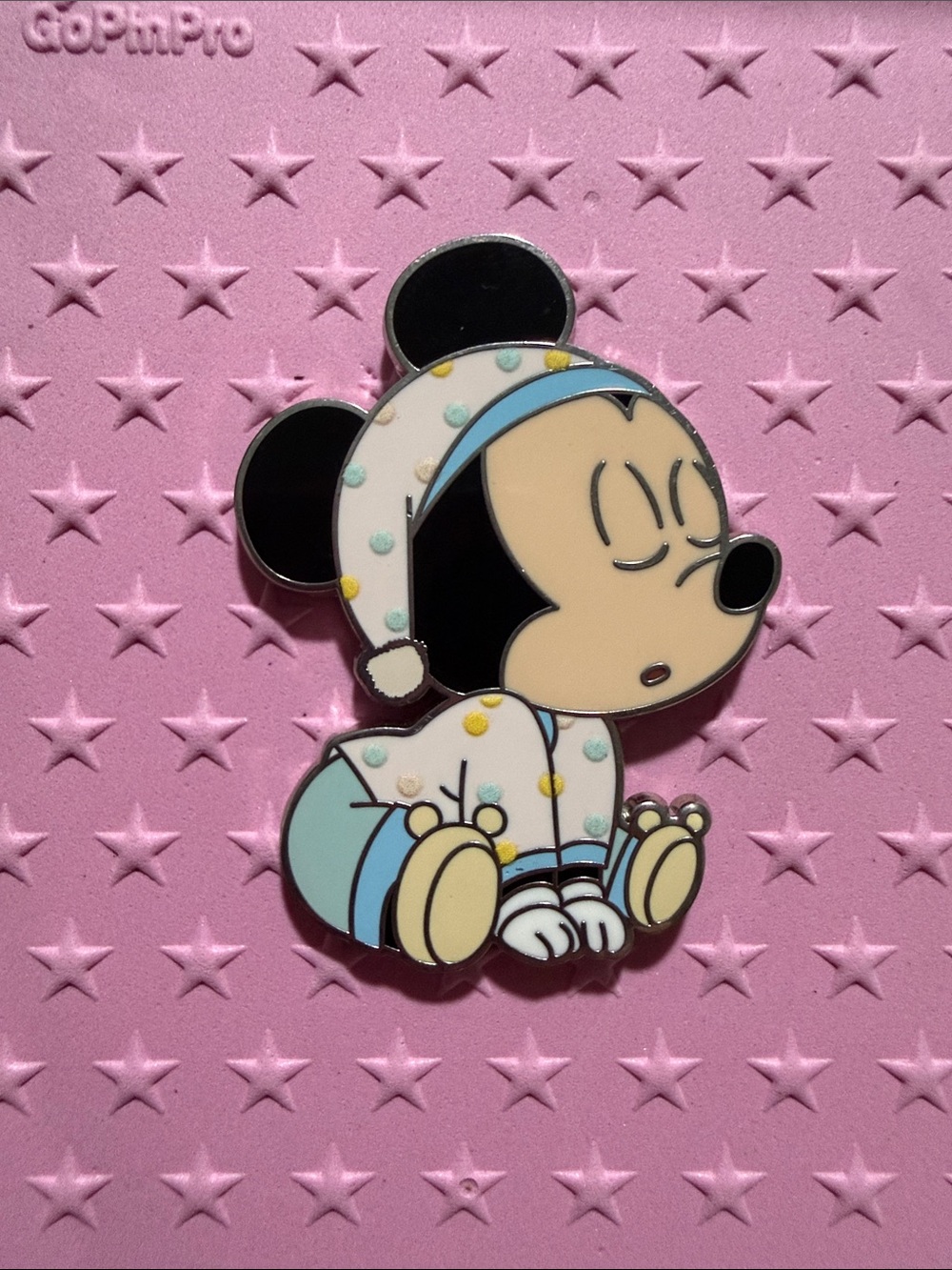 Sleeping Baby Mickey Enamel Pin - Pastel Sleepwear 2024 OE